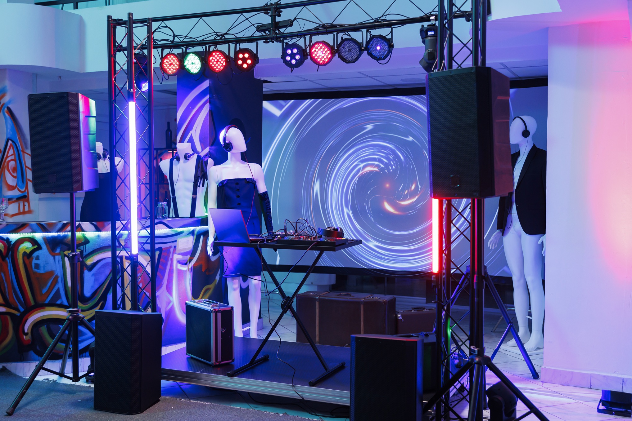 Audio and video equipment on rent